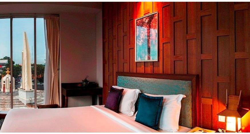 Baan Dinso Hostel@Ratchadamnoen Bangkok Rum bild
