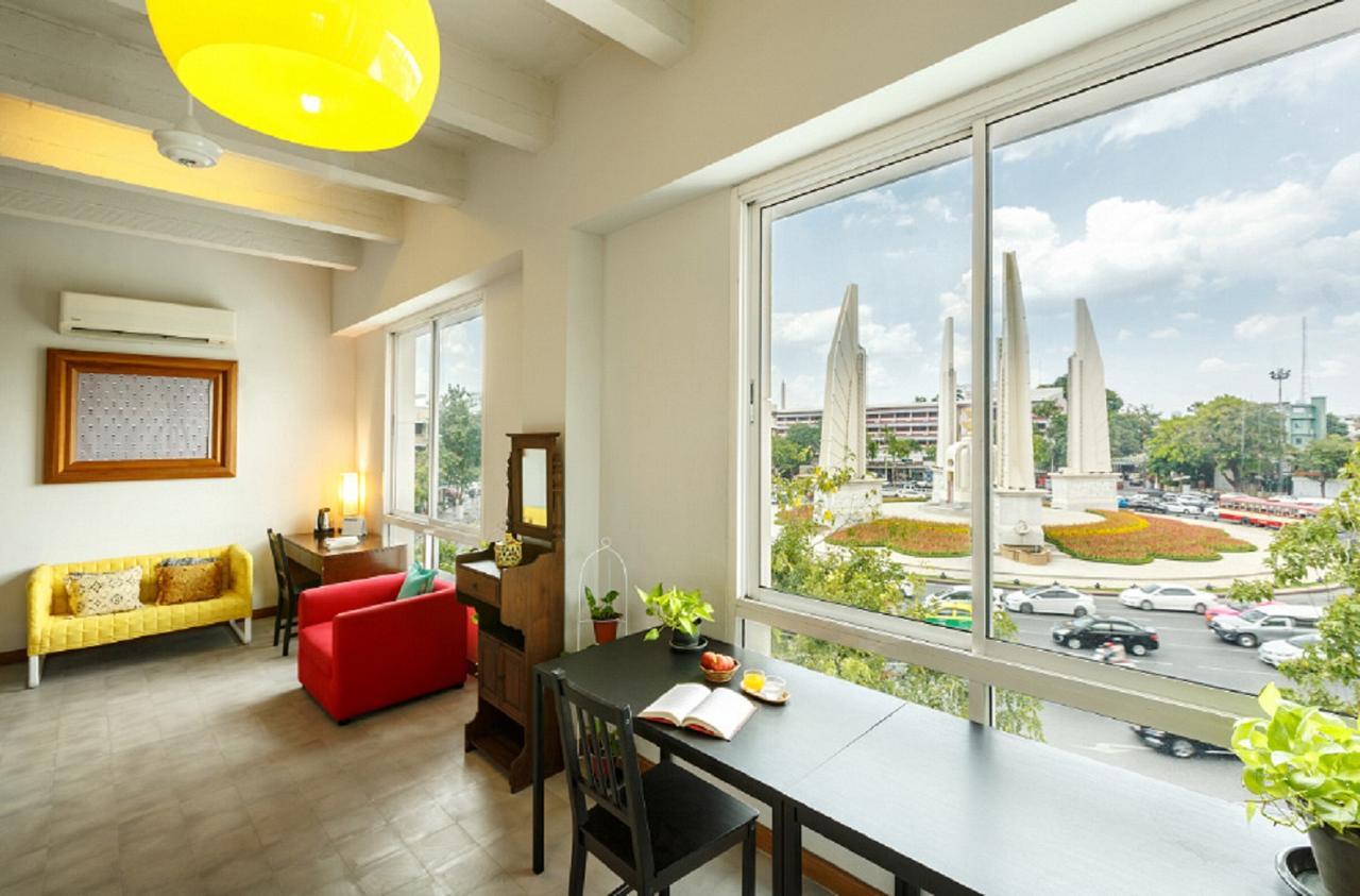 Baan Dinso Hostel@Ratchadamnoen Bangkok Exteriör bild